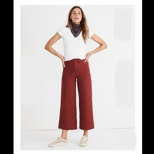Madewell Emmett Wide-leg Crop Pants
